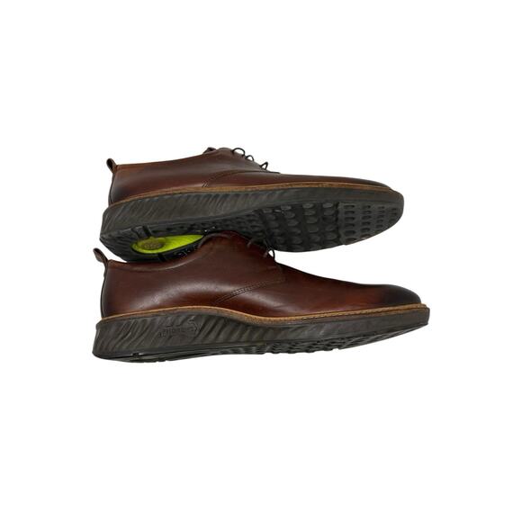 ECCO Men\'s ST-1 Brown Leather Hybrid Derby Lace Up Oxford EU 46 US 12 main image 3